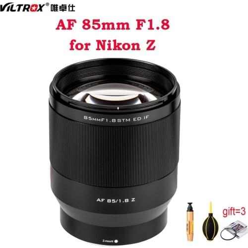 Viltrox 85mm F1.8 STM Camera Lens for Nikon Z Mount Z5 Z50 Z6 Z6II Z7 II Full Frame Auto Focus Portrait Prime Lens Eyes Focus AF