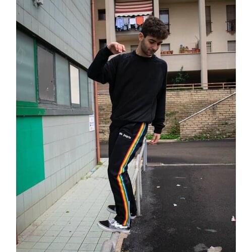 Palm Angels rainbow men women couple sports