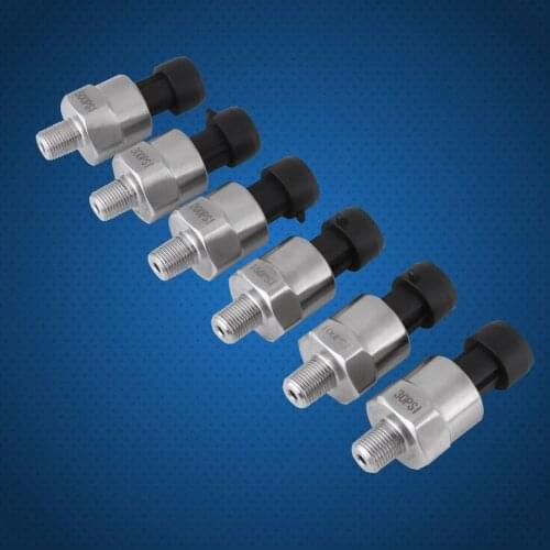 DC 5VPressure Transducer Sender Sensor Stainless Steel For Oil Fuel Air Water 100PSI