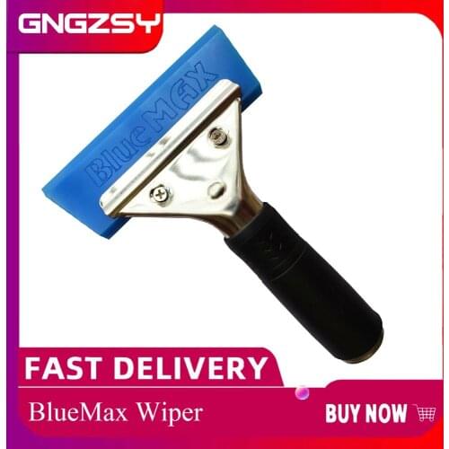 Rubber Squeegee Car Window Glass Cleaning Wrapping Scraper Stainless Handle Tint Water Ice Removal Wiper Household Hand Tool B22