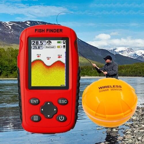 Fish Finder USB Sonar Water Depth 2.4'' Fishfinder Kayak Boat Detector