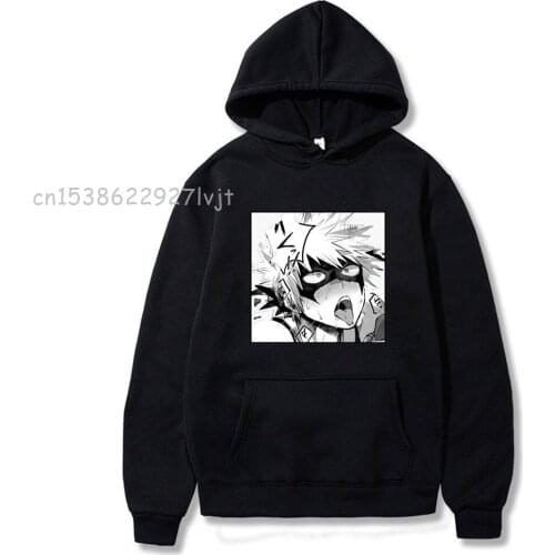 Japanese Anime My Hero Academia Bakugou Katsuki Hoodies Fashion Women Women Aesthetic Hoodie Hooded Harajuku New Sports Hoodie