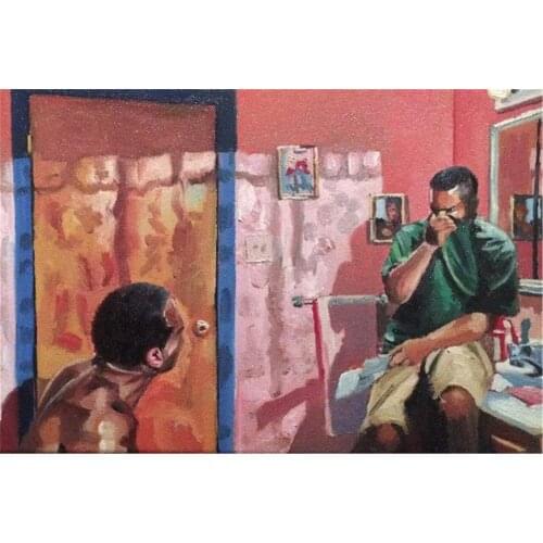 Friday Movie Funny Bathroom Scene Posters Canvas Painting Wall Art Picture Artwork Home Decoration for Living Room Bathroom