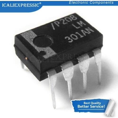 10PCS LM301AN DIP8 LM301 DIP LM301A DIP-8 LM301P 301AN LM301N