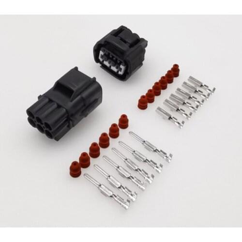100 Sets 6 Pin 7283-7062-40 7282-7062-40 Accelerator Throttle Pedal Electronic Female Male Connector DJ7066B-2.2-11/21
