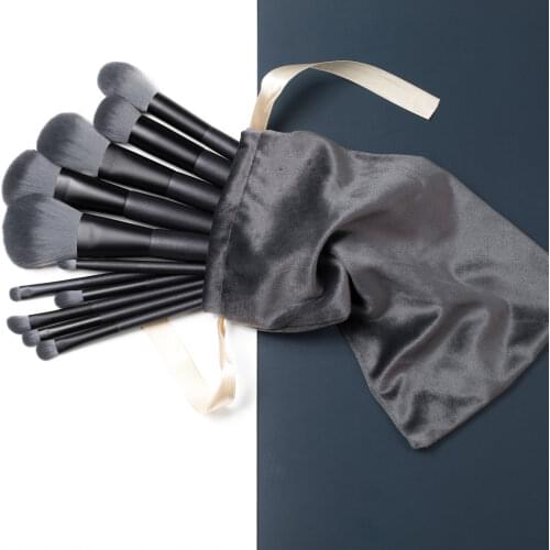 Shinedo 11 pcs synthetic hair matte blackeyeshadow powder makeup brushes crease blending highlighting brush maquillage kit