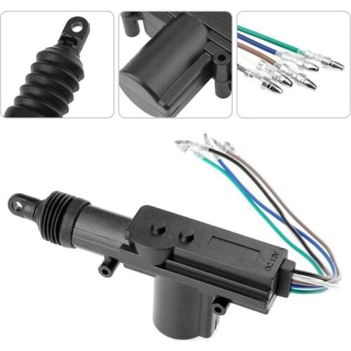 2/5 12-Volt Motor Wire Central Locking Car Power Door Lock Actuators Car Single Gun Driver Pick Set Latch Universal