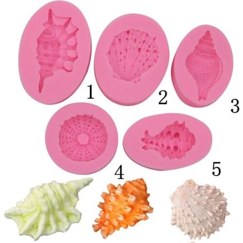 6.2*2CM DIY Sugar Craft Cake Vintage Petal Ocean Series Cake Silicone Mold Fondant Mold Cake Decorating Tools Gum Paste Mold