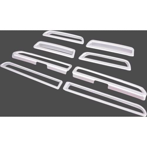 Car-covers ABS plating interior air conditioning outlet pruning for 2014-2017 Citroen Elysee Peugeot 301 car styling