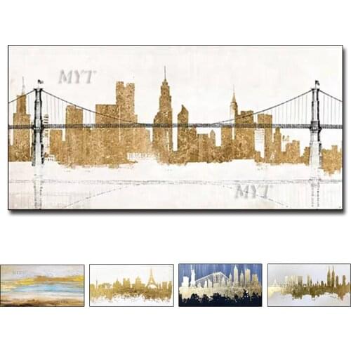 Free Shipping Hot Sale Handmade Abstract Wall Art Modern Colorful Abstract Decor Oil Painting On Canvas For Living Room Gift Art