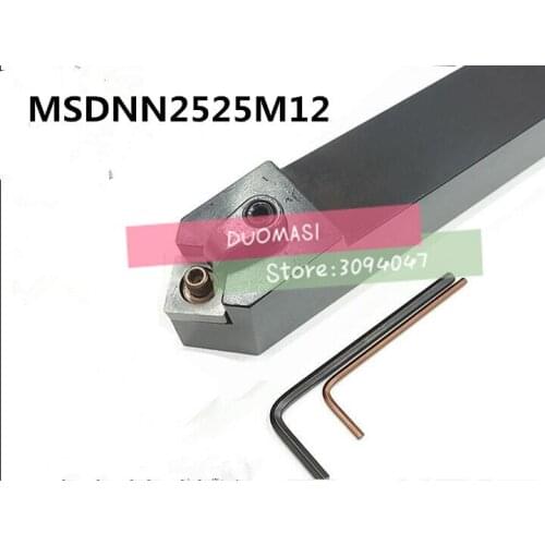 MSDNN2525M12 Turning Tool Holder,CNC tool holder, External turning tools,Lathe cutting tool for SNMG120404/08/12 Inserts Holder