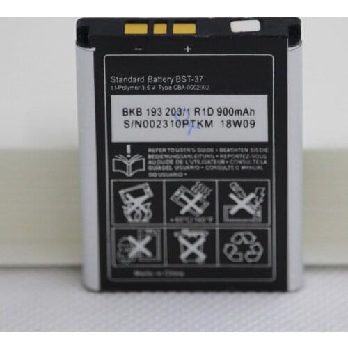 For Sony Ericsson J100i K200i T280i V600 K610i W700 W710C D750i K750C W350 W800i W810i Z300i BST-37 900mAh Mobile Phone battery