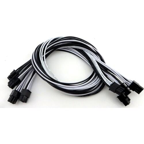 16AWG 6Pin PCIe Power Supply Cable for GPU Video Card ETH Ethereum Mining