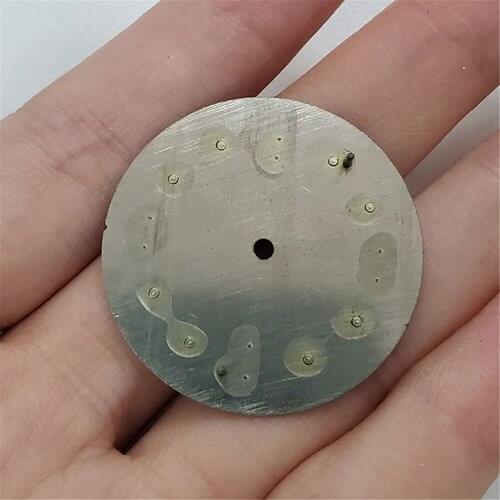 Creative Green Luminous 31MM Watch Dial for Miyota 8215 8200 821A for Mingzhu 2813 3804 Watch Movement Replacement Repair Part