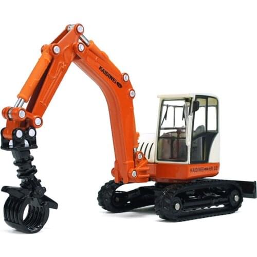 Alloy Diecast Timber Vehicle Model KDW1:50 Toy Alloy Engineering Car Track With Grab Simulation Truck Model Toys Children Gifts