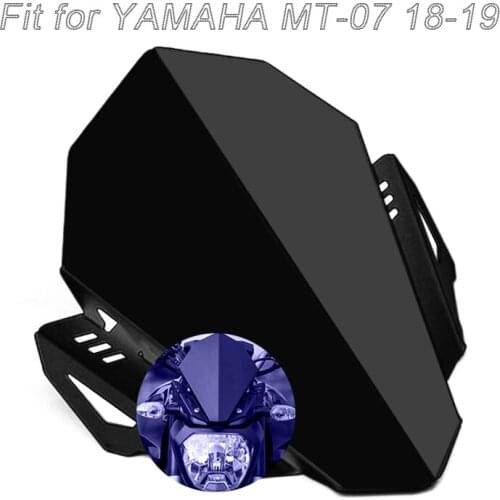 Motorcycle Retro Modification Windshield for 5"&7"Round Headlights FOR YAMAHA XJR 1300/XJR 1200/XJ 600S/XJ 400 Diversion