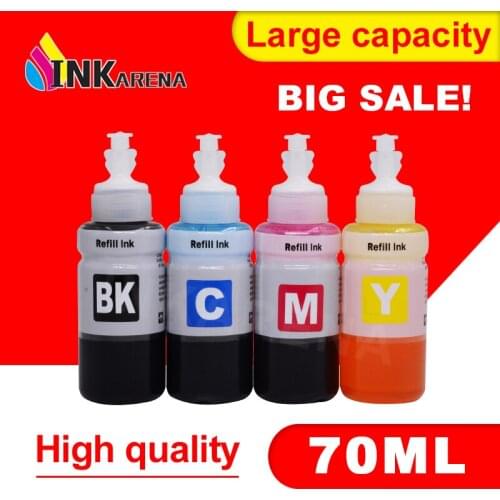Dye Based Non OEM Refill Ink Kit for Epson L100 L110 L120 L132 L210 L222 L300 L312 L355 L350 L362 L366 L550 L555 L566 Printer