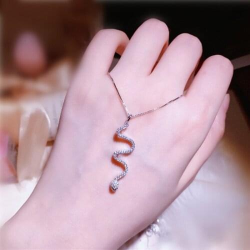 2018 New Arrival Snake Design 925 Silver Jewelry Thomas Style Sterling Necklace Accessorie Gift For Woman