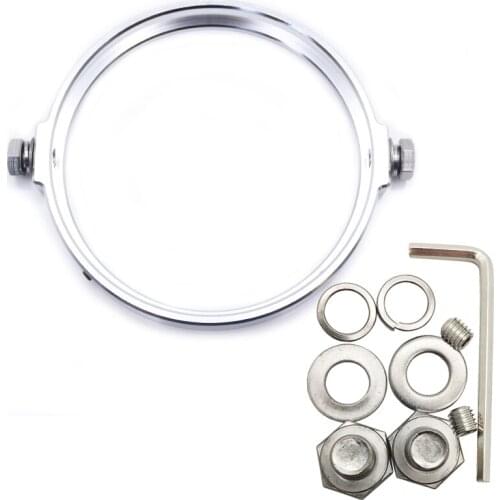 Motorbike Headlamp Adapter Ring Headlight Mount Fit for 5.75 " Round LED Headlights Motorcycle Accessories Headlight Bracket