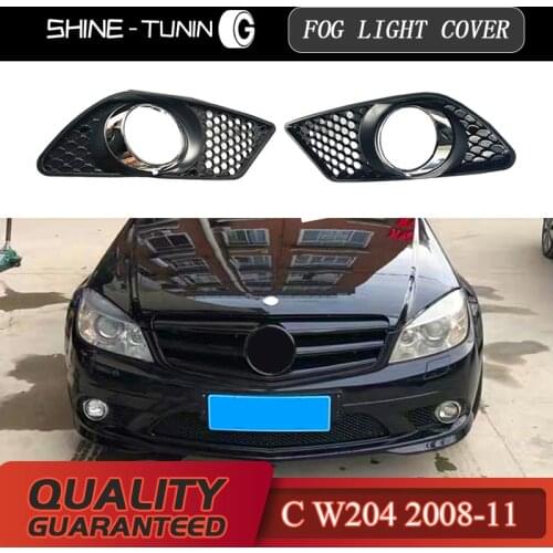 Suitable for FOG LIGHT COVER FRAME GRILLE w204 sport fog lamp cover FOR MERC W204 C SPORT 07-10 A2048850253 A2048850353