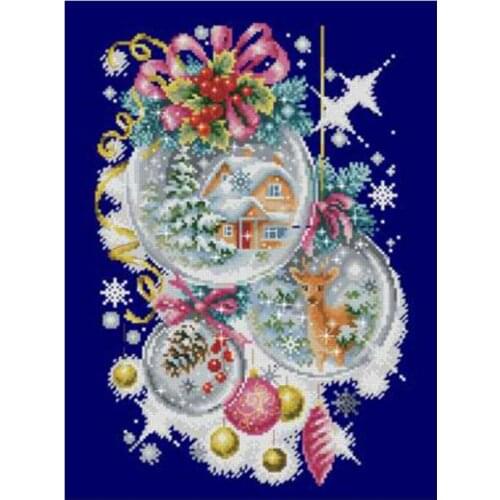 Christmas fairy patterns counted 11CT 14CT Cross Stitch Set DIY Chinese Cross-stitch Kits Embroidery Needlework Home Deco