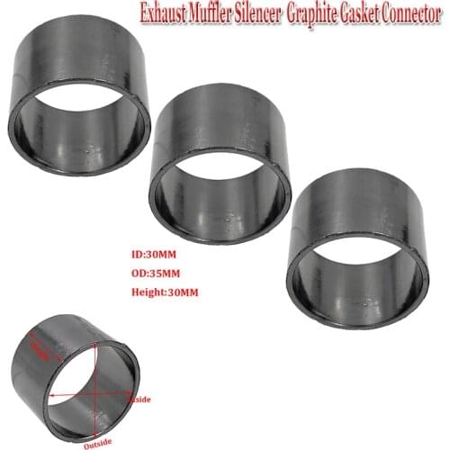 OD 35mm x ID 30mm Exhaust Pipe Joint Gasket to Muffler Silencer Gasket Connector Seal Ring Dirt Bike Pit bike motos Accessories