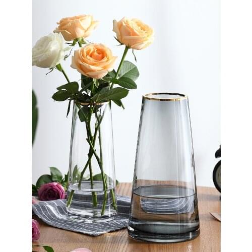 Modern glass vase terrarium nordic decoration home flower vases hydroponic systems centerpieces for weddings decoration
