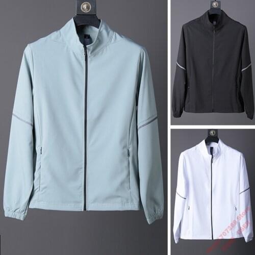 Sports Jacket Mens New Autumn Quick-Dry Running Long-Sleeved Fitness Clothes Jumper Outdoor Sportswear