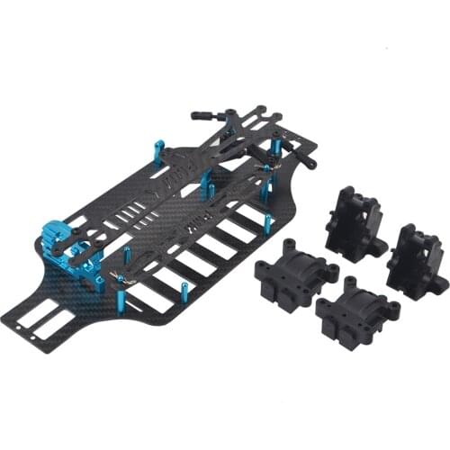 TT-01 Carbon Fiber Chassis Frame Plate Kit for Tamiya TT01/TT01E/TT01D 51001 RC Drift Car Upgrape Parts
