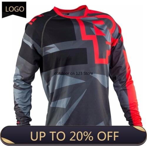 Cycling jerseys Ciclismo Mtb Mx De Motocross Downhill Jersey Long Sleeve Mountain Bike Clothing MX Breathable MTB Shirt