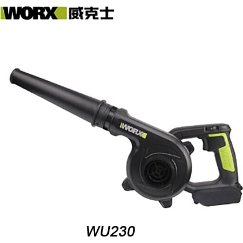 WORX WU230 20V Lithium air blower remove dust for computer machine scraps 3 shaft speed 20Vpower share battery tools WU230 Blowe
