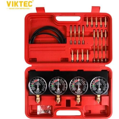 Viktec Automotive Motocycle Carburetor Synchronizer and Adjustment Tool Kit – Vacuum Gauge Set Gs Kz 550 650 750