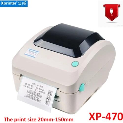 Xprinter XP-470B 20-100mm Width high speed 150mm/s Printer Labels USB For Shipping Lable Printing