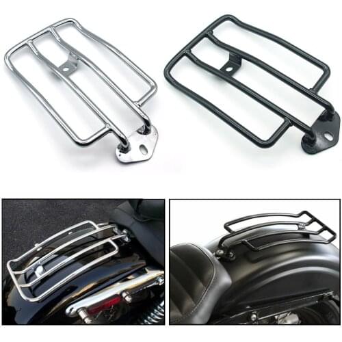 Motorcycle Rear Solo Seat Fits Luggage Rack Support Shelf For Harley XL Sportsters Iron 48 2004-2018 2015 2016 2017