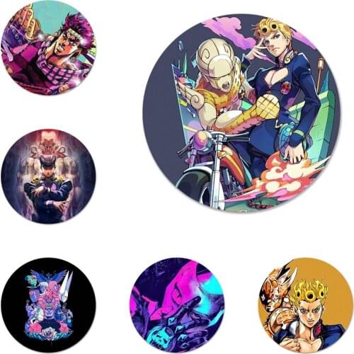 JOJO Bizarre Adventure Japanese Anime Icons Pins Badge Decoration Brooches Metal Badges For Backpack Decoration