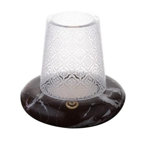 Arte Home Cintemani Burgundy Gold Candle Holder