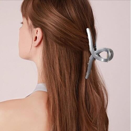 1 PC Plastic Simple Barrettes Hair Claw for Women Girls Hairpins Hair Crab Clips Make UP Washing Tool Accessories Decoration