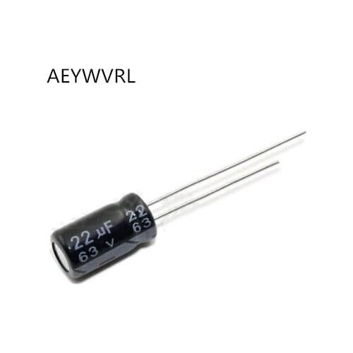 63V22UF electrolytic capacitor 22uf 63v 6*12MM