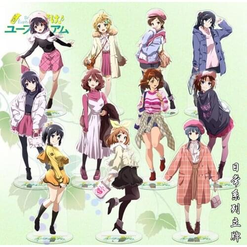 Anime Sound!Euphonium Oumae Kumiko Tanaka Asuka Kato Hazuki Cosplay Acrylic Stand Figure Model Plate Desk Decor Toy Gift