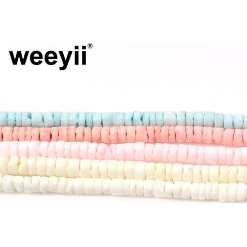 About 3.5mm 58cm/strand Natural Shell Beads Spacer Beads For Jewelry Making DIY Handmade Bracelet Necklace Wholesale