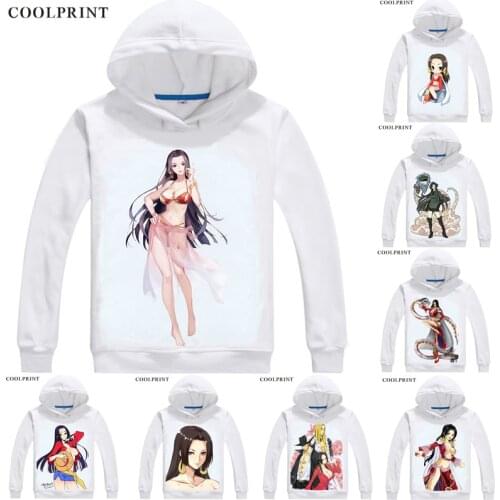 ONE PIECE Hoodies Hooded Hoodie Anime Manga Wan Pisu Straw Hat Pirates Boa Hancock Pirate Empress Hankokkuu Cosplay Sweatshirts