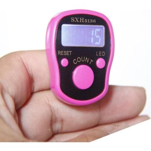 Mini Digit LCD Electronic Digital Golf Finger Hand Ring Tally Row Counter For Kitchen Cooking Tool Timer Reminder Digital Tally