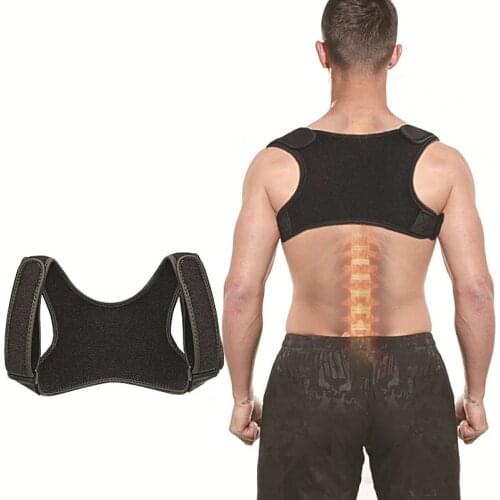 Back Adjustable Posture Corrector Belt Clavicle Spine Men Women Workplace Outdoor Upper Back Shoulder Lumbar Posture Correction