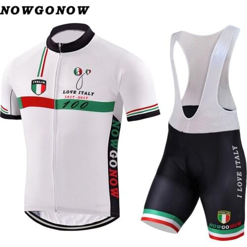 Love Tour Cycling Jersey Men White Rose Classic Version hundred 100 Years Italy GEL Pad Hundred