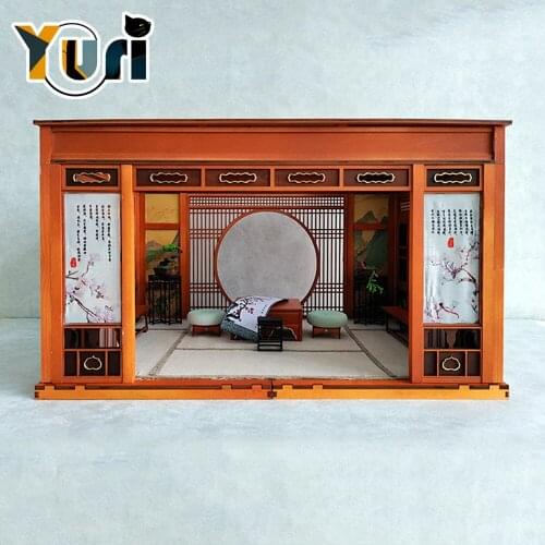 WORD OF HONOR Shan He Ling Wen Kexing Zishu Unpainted Scene Model Fit Figure OB11 Doll Toy DIY Colorless Material Package Cos C