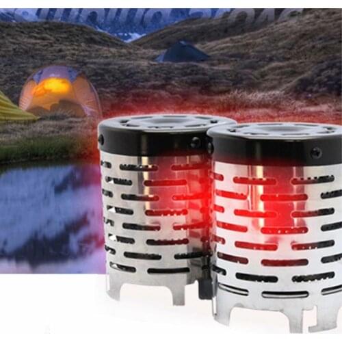 Outdoor mini heater stove tent heater equipment camping camping portable mini heating stove stainless steel heating cover