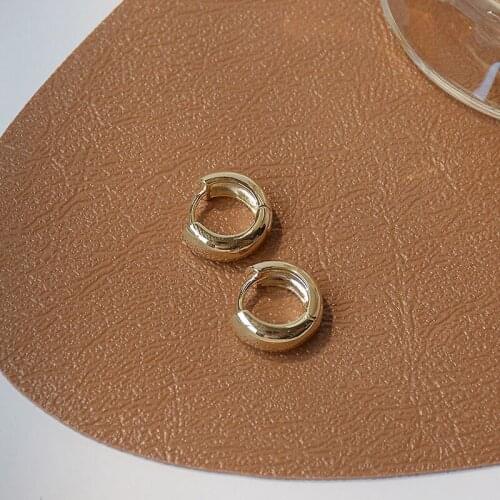 New Arrival Delicate Simple Style Stud Earrings for Women 14K Gold Plated Earrings