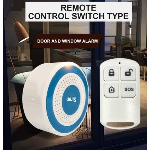 PE-519 Door and Window Burglar Alarm Home Anti-thief Wireless Infrared Magnetic Sensor Live Sound And Light