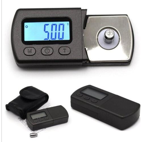 Portable LCD Digital Turntable Stylus Force Scale Meter Gauge Backlight High Precise Tracking Guage For Vinyl Record Needle