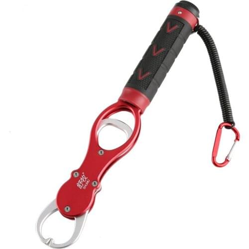 Fishing Aluminum Fishing Pliers Hook Remover Fish Lip Grip Grabber with Scale Multi-tools Fishing Accessories
